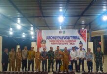 Terminal Sangkuruwira Tarengge Resmi Dimanfaatkan, Bupati Lutim Pesan Jaga Kebersihan