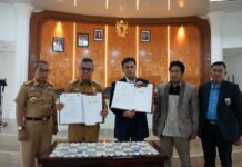 Bupati Luwu Timur Teken MoU dengan Universitas Bosowa Makassar
