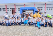 Perpustakaan Keliling DPK Lutim Sambangi Empat Sekolah di Kalaena