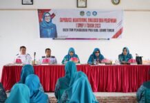 SMEP Tiga Desa di Burau, Masrah Bahri Suli Singgung Program “Peduliki Saya Jagaki”