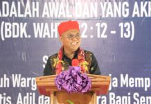 Bupati Luwu Timur Buka Sidang MPL III PGIW Sulselbara di GKST Bayondo
