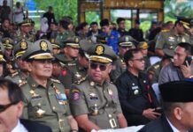 Bupati Budiman Ikuti Apel Gelar Pasukan HUT Ke-73 Pol-PP