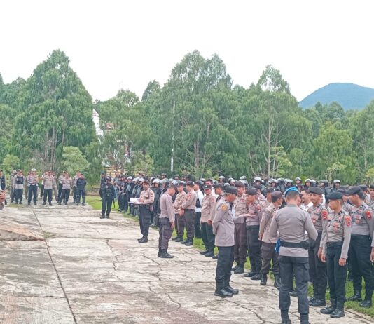 Ratusan Personel Gabungan Dikerahkan Pengamanan Pilwabup Luwu Timur