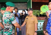 Bupati Luwu Timur Sambut Kunker Pangdam XIV Hasanuddin Di Palopo