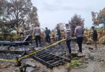 Polsek Burau Mulai Lidik Penyebab Kebakaran Rumah di Lanosi