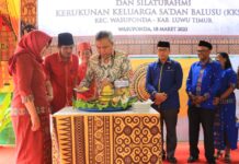 Hadiri Ultah KKSB, Bupati Ajak KKSB Berkontribusi Dalam Membangun Luwu Timur
