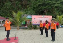 Membanggakan ! Satpol PP Lutim Peringkat Pertama Pelatihan Water Rercue di Sulawesi Tenggara