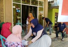 Wahyu Hidayat Sudirman Bagikan 800 Paket Sembako Jelang Ramadhan