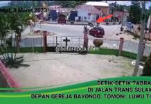 Tabrakan di Tomoni Terekam CCTV, Pengemudi Mobil Seorang Guru