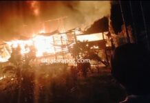 Breaking News, Satu Rumah di Burau Ludes Terbakar