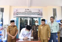PT. Vale Serah Terima Renovasi PKM Bahomotefe ke Pemda Morowali