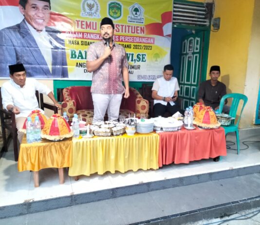 Badawi Reses Perseorangan di Wotu Dihadiri Wakil Bupati Luwu Timur Terpilih