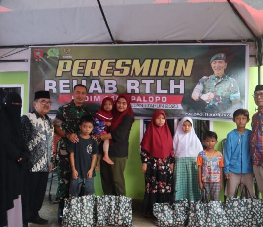 Pangdam Hasanuddin Resmikan RTLH Wilayah Kodim 1403 Palopo Triwulan Pertama Tahun 2023