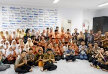 PNM Cabang Makassar Buka Puasa Bersama Anak Yatim Piatu Panti Asuhan