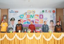 Kepala Disdikbud Buka Lomba O2SN dan FLS2N Jenjang SMP Tingkat Kabupaten Tahun 2023