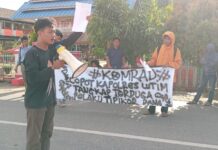 Komrad Gelar Aksi, Tuntut Kapolres Luwu Timur Dicopot dan Tuntaskan Dugaan Korupsi Gapoktan
