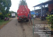 PT. CLM Suplay Air Bersih Untuk Warga di Desa Harapan