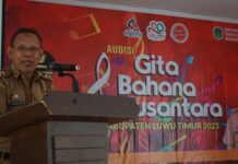 Dinas Pendidikan dan Kebudayaan Gelar Audisi GBN Tk. Kabupaten Luwu Timur Tahun 2023