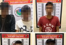 Kuasai Sabu, Lima Pemuda Diamankan Polres Palopo