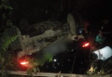 Breaking News:Hilang Kendali, Mobil Penumpang Di Bengo Masuk Ke Sungai