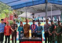 Bupati Morut Hadiri Lomba Desa dan Peresmian Puncak Harmoni di Korololaki