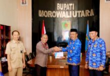 Wabup Morut Terima Audiensi BKKBN Provinsi Sulteng