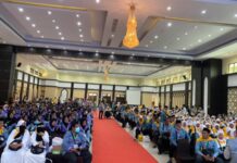Rombongan Calon Jamaah Haji Asal Lutim Tiba di Embarkasi Asrama Haji Makassar