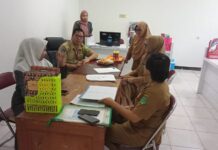 Dinas Perpustakaan dan Kearsipan Lakukan Penilaian Arsip Dinamis Diskominfo SP Lutim