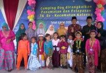 Bunda Paud Lutim Hadiri Acara Penamatan Dan Pelepasan TK se-Kecamatan Kalaena