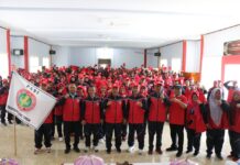 Pelepasan Kontingen PGRI Lutim Untuk Ikuti Porseni di Soppeng