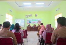 Jelang Penilaian Lomba Desa Sehat, Tim Pembina Forum KKS Lutim Rapat Persiapan