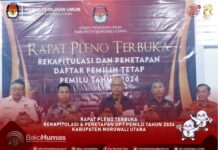 KPU Gelar Rapat Pleno, Segini Jumlah DPT di Morowali Utara