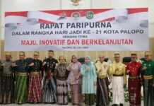 Sekda Lutim Bahri Suli Hadiri Peringatan Hari Jadi Kota Palopo ke-21
