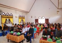 Bupati Luwu Timur Hadiri Peneguhan Pdt. GPIL Jemaat Gloria Kalaena
