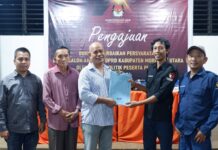 KPU Morut Nyatakan Tiga Parpol Tidak Memenuhi Syarat Perbaikan Dokumen Bacaleg