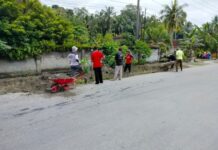 Dalam Rangka Giat Rabu Sehat, Pemdes Sindu Agung Lakukan Gotong Royong