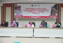 Dinas Kesehatan Evaluasi Tenaga Pendamping Gizi Desa Tingkat Kabupaten Lutim Tahun 2023