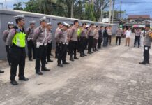 Amankan Kepulangan Jamaah Haji, 108 Personil Polres Luwu Utara Diterjunkan