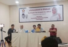 Silaturahmi Dengan Wartawan, Aisyah Tiar Arsyad Akan Perjuangkan Luwu Tengah dan Provinsi Luwu Raya