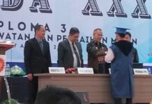 Plt. Kadisdikbud Lutim Hadiri Wisuda XXX Diploma 3 Akademi Teknik Sorowako