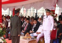Bupati Jadi Irup Peringatan HUT RI Ke-78 di Morowali Utara