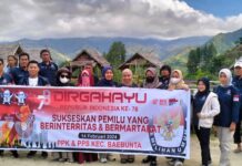Dari Puncak Rongkong, PPK dan PPS Baebunta Ucapkan HUT RI Ke-78