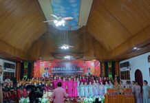 Bupati Delis Jehi Mars Resmi Tutup Pesparawi III Tingkat Kabupaten Morut