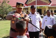 Buka Diklat Calon Paskibraka, Ini Pesan Kapolres Luwu