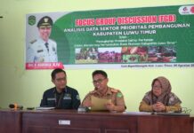 Pemkab Lutim Gelar FGD Analisis Data Sektor Prioritas Pembangunan Kab. Luwu Timur