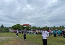 Sambut HUT RI ke -78, PKM Angkona Launching Gerakan Masyarakat Hidup Sehat