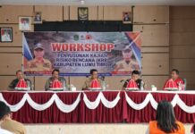 BPBD Lutim Gelar Workshop Penyusunan Workshop Penyusunan Kajian Risiko Bencana
