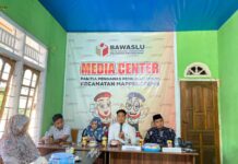 Koordinator Divisi PSPP Bawaslu Luwu Utara Supriadi Hadiri PAW PKD Mappedeceng