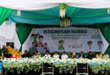 Bupati dan Wabup Morut Hadiri Istighosah Kubro Dirangkaian dengan Tausiyah Kebangsaan Â