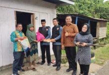 Gerakan Luwu Timur Sedekah Salurkan Bantuan untuk Korban Kebakaran di Desa Balantang